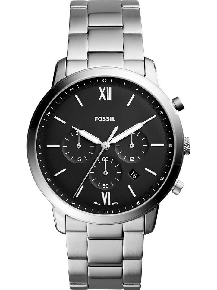 Fossil Chronograph Fossil Herren-Uhren Analog Quarz von Fossil