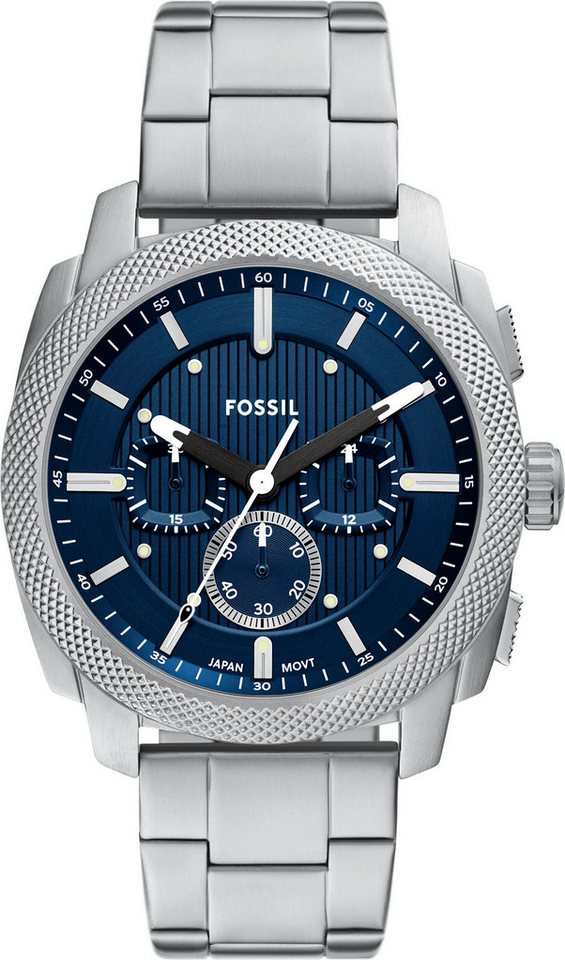 Fossil Chronograph MACHINE (NEW GENERATION) FS6096, Quarzuhr, Armbanduhr, Herrenuhr, Edelstahlarmband, analog Fossil Chronograph MACHINE (NEW GENERATION) FS6096, Quarzuhr, Armbanduhr, Herrenuhr, Edelstahlarmband, analog von Fossil