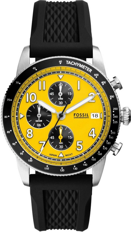 Fossil Chronograph SPORT TOURER, Quarzuhr, Armbanduhr, Herrenuhr, Stoppfunktion, Datum von Fossil