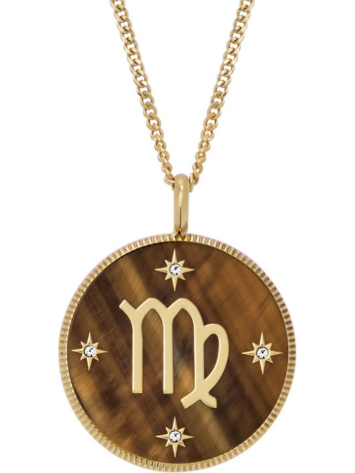 Fossil Collier Fossil Damen-Kette Edelstahl Farbstein Fossil Collier Fossil Damen-Kette Edelstahl Farbstein von Fossil