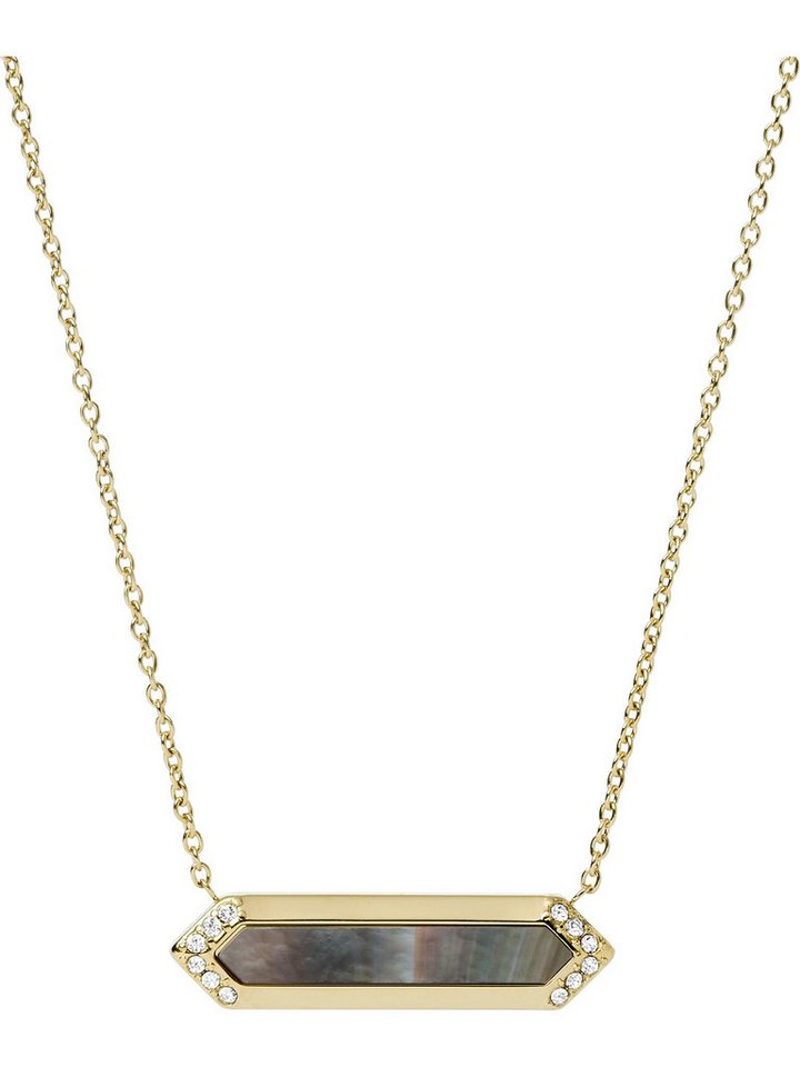 Fossil Collier Fossil Damen-Kette Edelstahl Perlmutt von Fossil