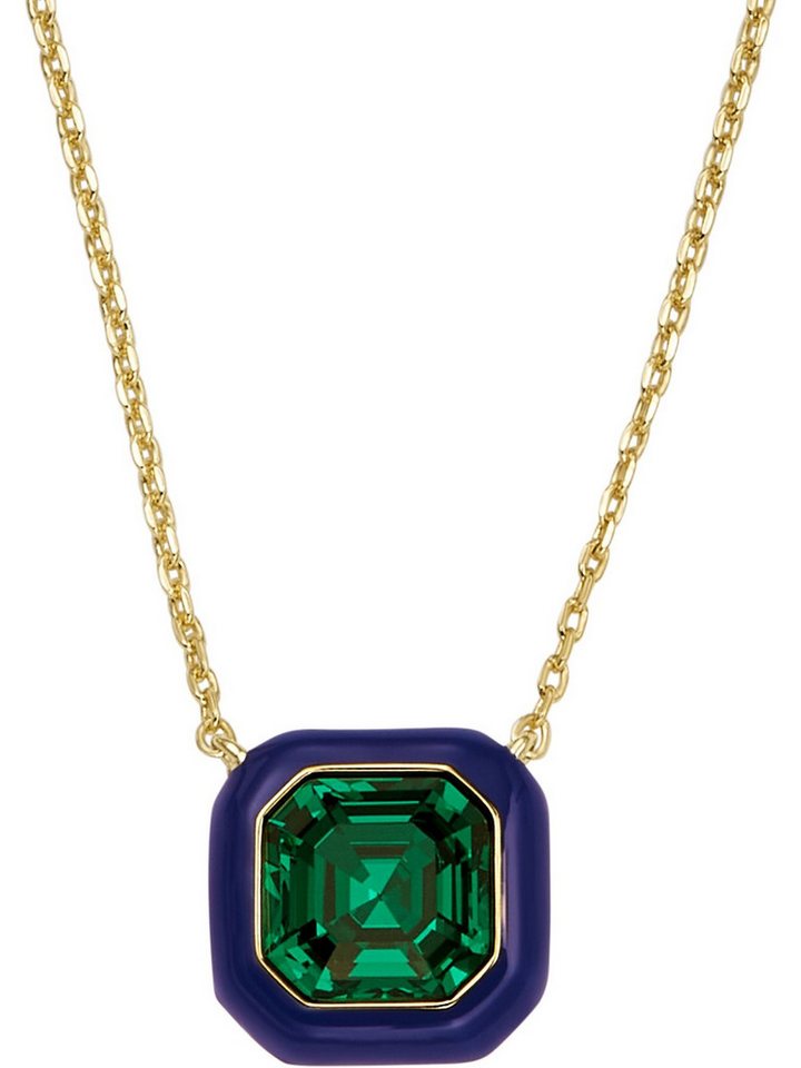 Fossil Collier Fossil Damen-Kette Metall, Metall Glasstein von Fossil