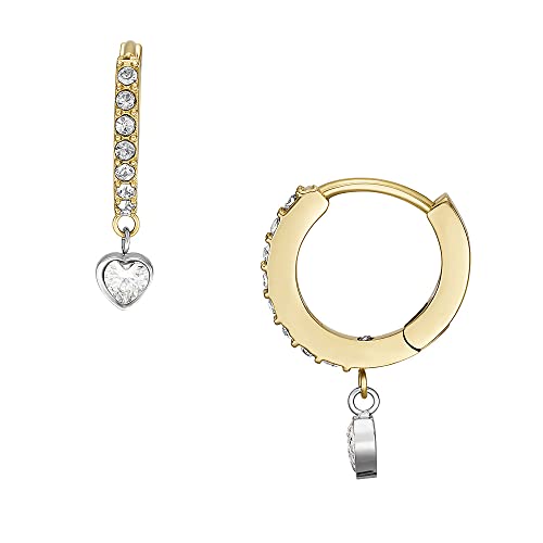 Fossil Ohrringe Für Frauen Sadie, Länge: 18.6mm, Breite: 4mm 2-Ton Edelstahl-Ohrringe, JF04358998 Fossil Ohrringe Für Frauen Sadie, Länge: 18.6mm, Breite: 4mm 2-Ton Edelstahl-Ohrringe, JF04358998 von Fossil