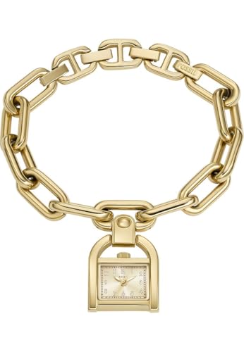 Fossil Damen Analog Quarz Uhr mit Edelstahl Armband ES5372 von Fossil