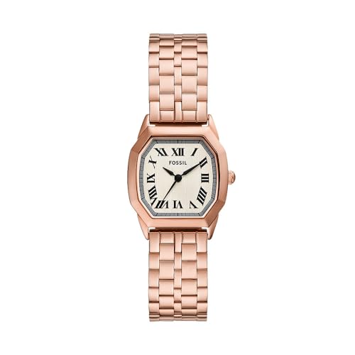 Fossil Damen Analog Quarz Uhr mit Edelstahl Armband ES5386 von FOSSIL