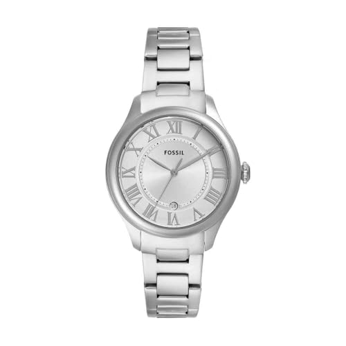 Fossil Damen Analog Quarz Uhr mit Edelstahl Armband ES5393 von Fossil