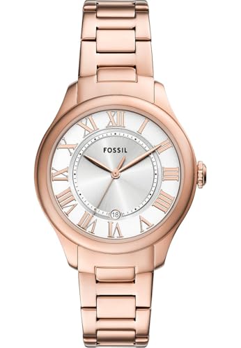 Fossil Damen Analog Quarz Uhr mit Edelstahl Armband ES5394 von Fossil