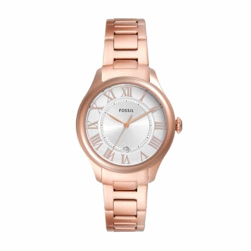 Fossil Damen Analog Quarz Uhr mit Edelstahl Armband ES5394 von FOSSIL