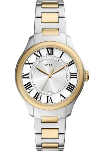 Fossil Damen Analog Quarz Uhr mit Edelstahl Armband ES5396 von Fossil