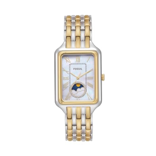 FOSSIL Damen Analog Quarz Uhr mit Edelstahl Armband ES5399 von FOSSIL