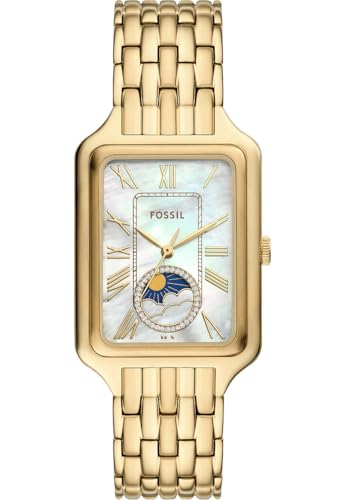 FOSSIL Damen Analog Quarz Uhr mit Edelstahl Armband ES5409 von FOSSIL