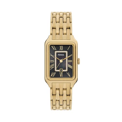 Fossil Damen Analog Quarz Uhr mit Edelstahl Armband ES5417 von FOSSIL
