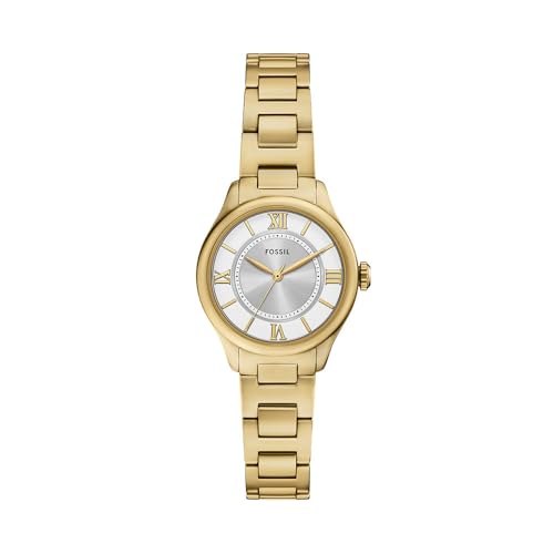 Fossil Damen Analog Quarz Uhr mit Edelstahl Armband ES5421 von FOSSIL