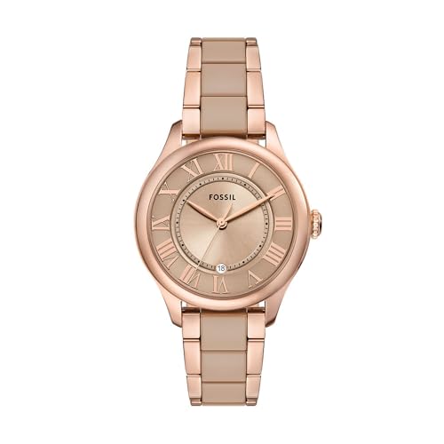Fossil Damen Analog Quarz Uhr mit Keramik Armband CE1133 von FOSSIL