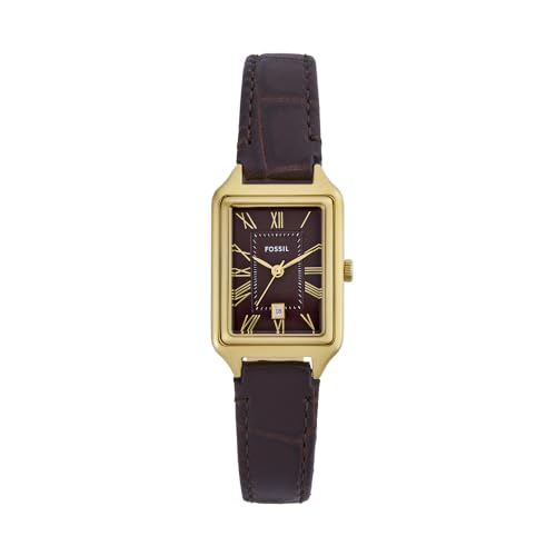 Fossil Damen Analog Quarz Uhr mit Leder Armband ES5367 von Fossil