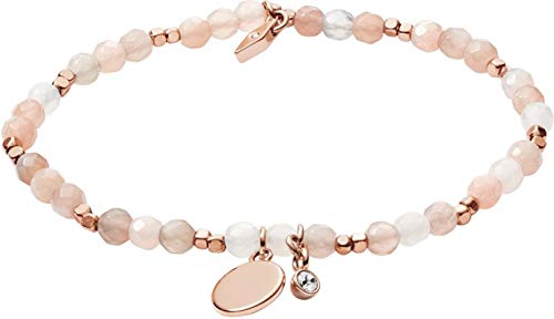 Fossil Armband Für Frauen Wellness, Innenlänge: 165mm Nude Semi-Precious Armband, JA6945791 von FOSSIL