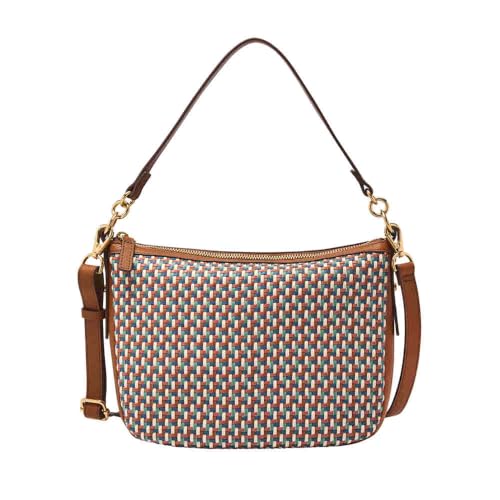 Fossil Huntington Leder oder Polyester Geldbörsen-Set für Herren, Apfelbraun von FOSSIL