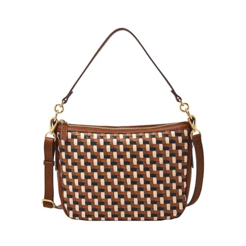 Fossil Huntington Leder oder Polyester Geldbörsen-Set für Herren, Weiß und Multi von FOSSIL