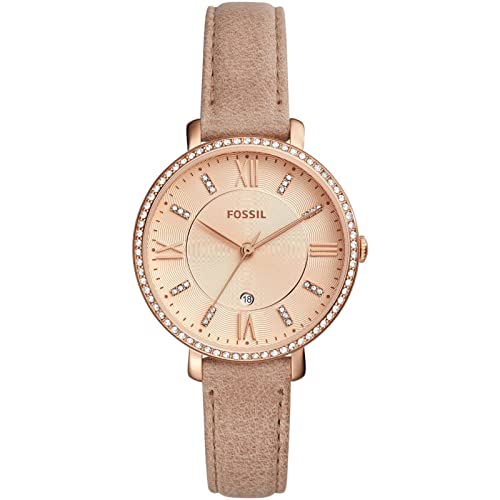 FOSSIL Damen Quarz Uhr mit Leder Armband ES4292 von Fossil