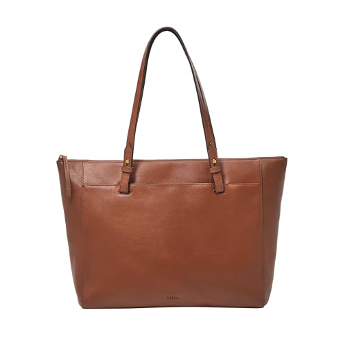 Fossil Damen Rachel Tragetasche Geldbörse, Handtasche, Mittelbraun von Fossil