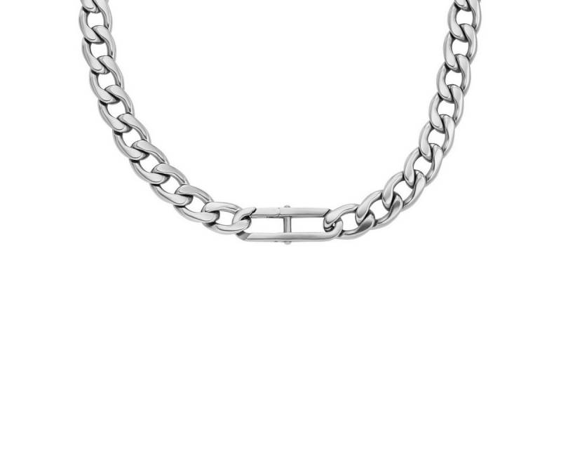 Fossil Edelstahlkette Halskette Herren Heritage D-Link Edelstahl Silberton JF04769040 von Fossil