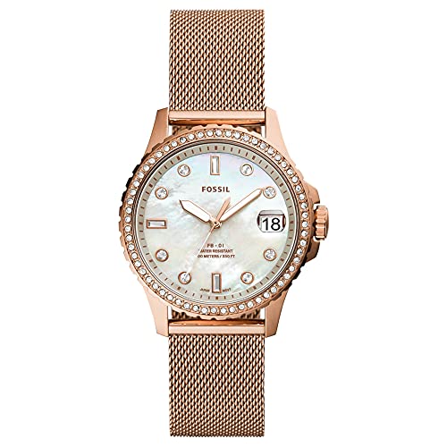 Fossil Womens Analog Quartz Uhr mit Edelstahl Armband ES4999 von Fossil