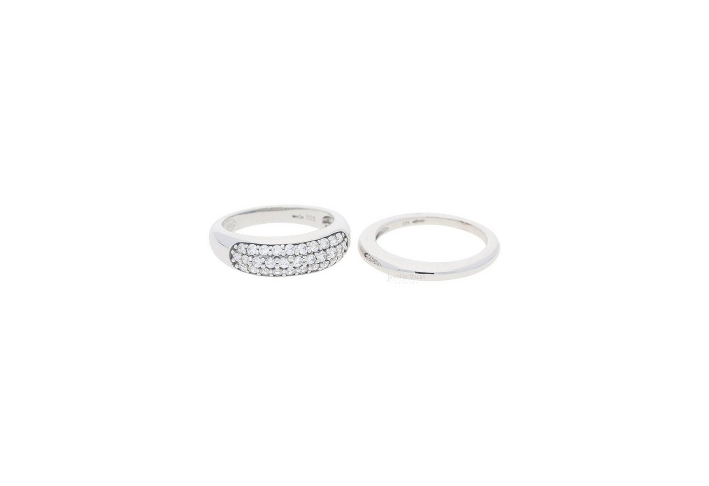 Fossil Fingerring Fossil Damen Ring Set JF17096040505 Sterling Silber Schmucksteine (kein Set, 1-tlg) von Fossil