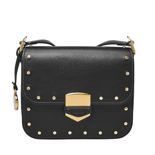 Fossil Lennox Leder oder Nylon Handtasche für Damen, Schwarz Fossil Lennox Leder oder Nylon Handtasche für Damen, Schwarz von Fossil