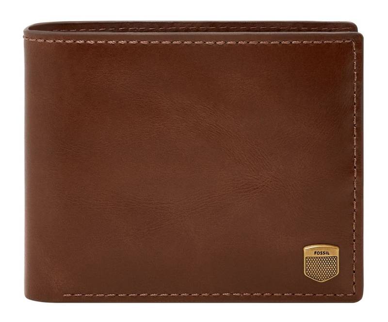 Fossil Geldbörse Coin Pocket Bifold Wallet, aus echtem Leder von Fossil