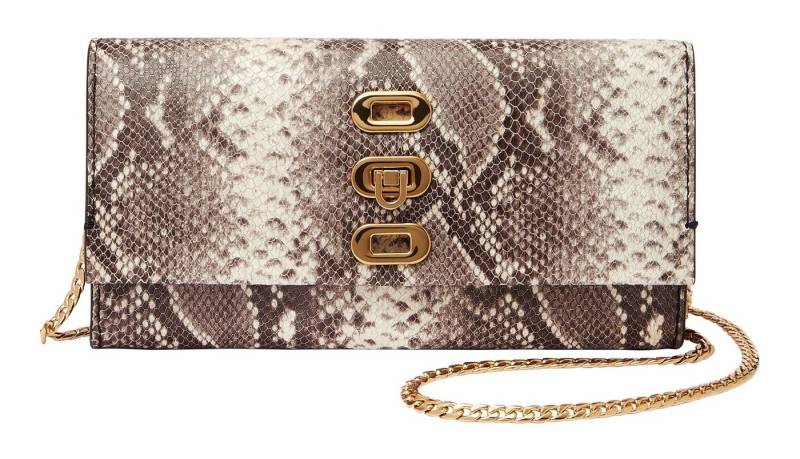 Fossil Geldbörse Penrose, aus echtem Rindsleder von Fossil