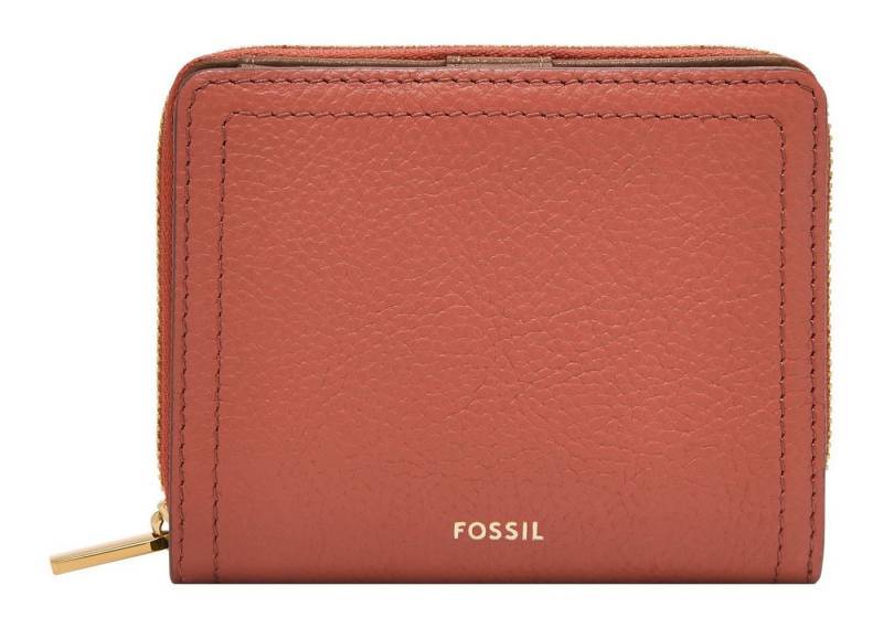 Fossil Geldbörse RFID Mini Multifunction, aus echtem Leder mit RFID-Blocker Schutz von Fossil