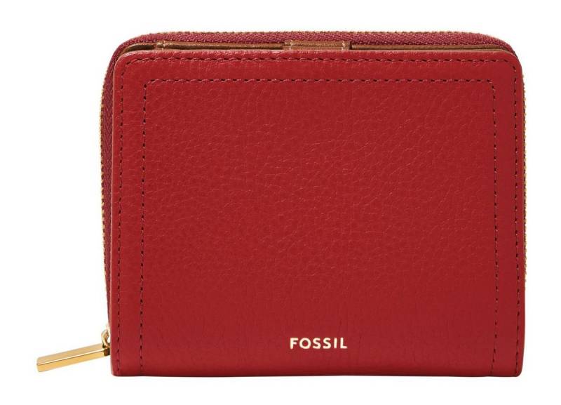 Fossil Geldbörse RFID Mini Multifunction, aus echtem Leder mit RFID-Blocker Schutz von Fossil
