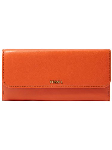 Fossil - Geldbörse SL4315, Memoir Flap Checkbook orange von Fossil