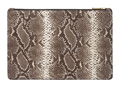 Fossil Geldbörse für Damen – Pouch geprägt bedruckt Leder, SLG1583874 – 27,9 cm L x 0,6 cm B x 18,4 cm H von Fossil