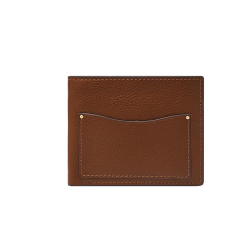 Fossil Geldbörse für Herren – Anderson Leder Münzfach Bifold, Ml4579210 – 11,4 cm L x 1,9 cm B x 8,9 cm H von Fossil