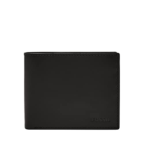 Fossil Geldbörse für Herren – Bifold Derrick Münzfach groß RFID Leder, ML3687001 – 11,43 cm L x 1,9 cm B x 9,4 cm H von Fossil