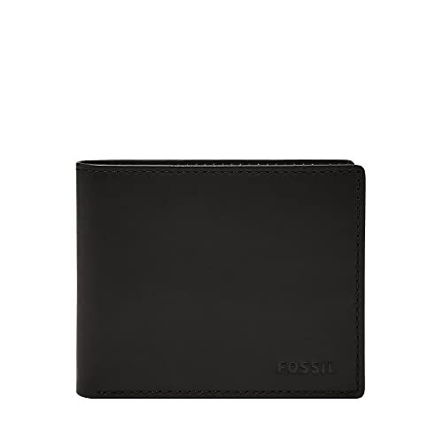 Fossil Geldbörse für Herren – Derrick RFID Leder Bifold mit Flip ID, ML3681001 – 10,9 cm L x 1,27 cm B x 8,9 cm H von Fossil