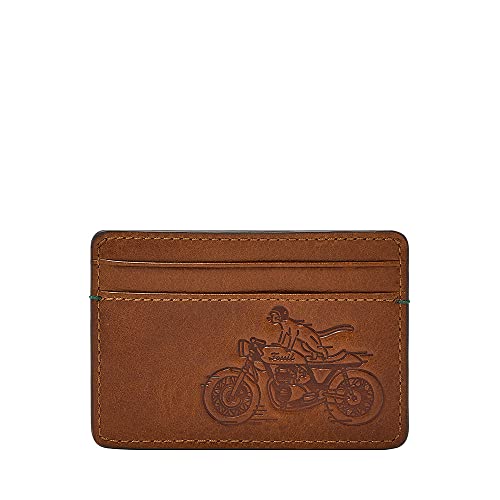 Fossil Geldbörse für Herren – Kartenmäppchen Bronson Eco-Leder, ML4535210 – 10 cm L x 0,63 cm B x 7 cm H von Fossil