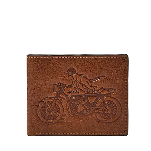 Fossil Geldbörse für Herren – Kartenmäppchen Bronson Eco-Leder, ML4535210 – 10 cm L x 0,63 cm B x 7 cm H von Fossil