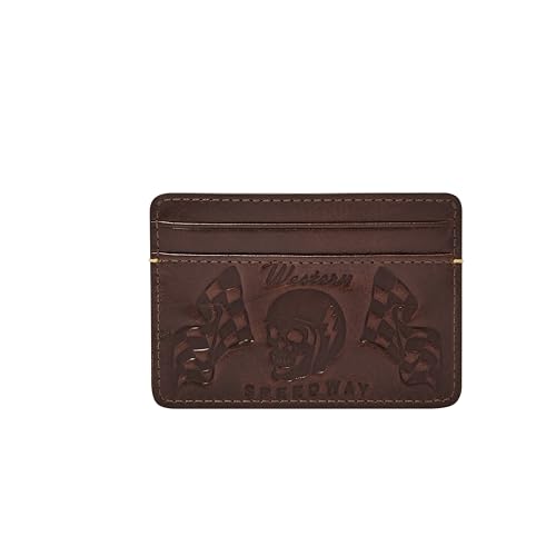 Fossil Geldbörse für Herren –Kartenmäppchen Bronson Eco-Leder, ML4536206 – 10 cm L x 0,63 cm B x 7 cm H von FOSSIL