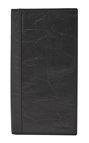 Fossil Geldbörse für Herren Neel, Leder Bifold schwarz 8,89 cm L x 1,27 cm B x 16,51 cm H ML3868001 von Fossil