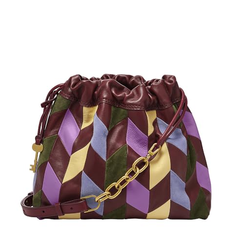 Fossil Damen-Umhängetasche Gigi Zugband Patchworkleder, ZB1631186 von Fossil