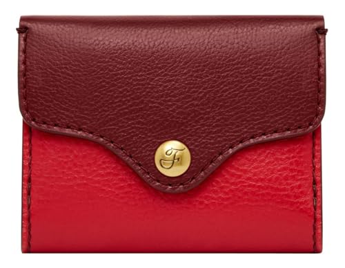FOSSIL Heritage Trifold Wallet Red Velvet von FOSSIL