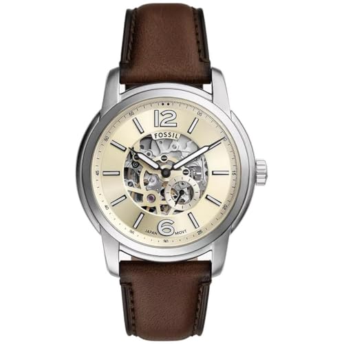 Fossil Herren Analog Automatik Uhr mit Leder Armband ME3264 Fossil Herren Analog Automatik Uhr mit Leder Armband ME3264 von Fossil
