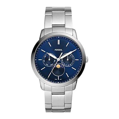 Fossil Herren Analog Quarz Uhr mit Edelstahl Armband FS5907 von Fossil
