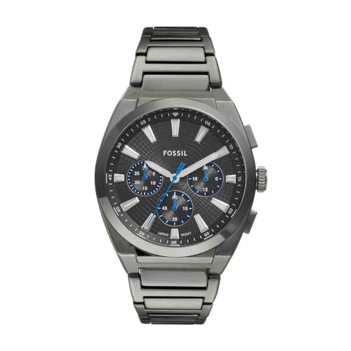 FOSSIL Herren Analog Quarz Uhr mit Edelstahl Armband FS6107 von FOSSIL