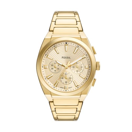 FOSSIL Herren Analog Quarz Uhr mit Edelstahl Armband FS6119 von FOSSIL