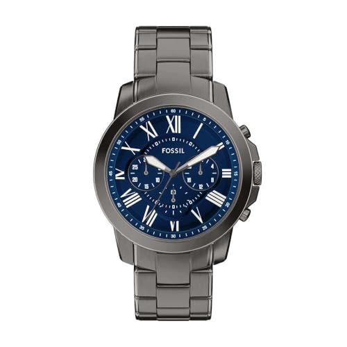 FOSSIL Herren Analog Quarz Uhr mit Edelstahl Armband FS6133 von FOSSIL