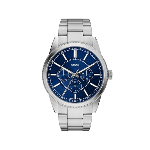 Fossil Herren Analog Quarz Uhr mit Edelstahl Armband FS6134 von Fossil
