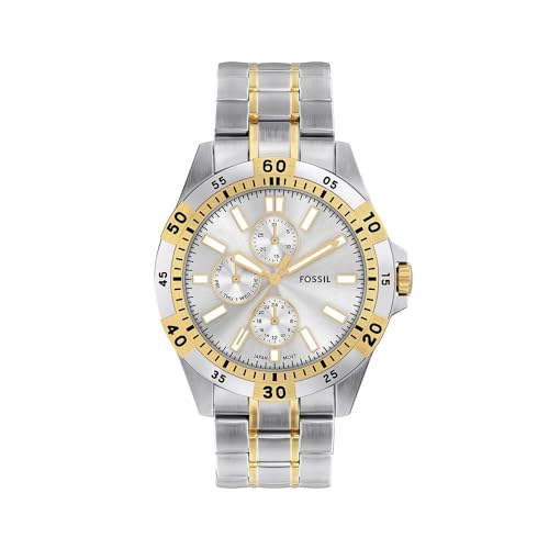 FOSSIL Herren Analog Quarz Uhr mit Edelstahl Armband FS6148 von FOSSIL